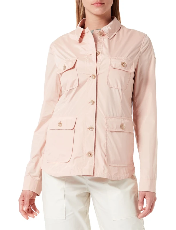 Geox Women's W Dandra Jacket, Peach Whip, 6