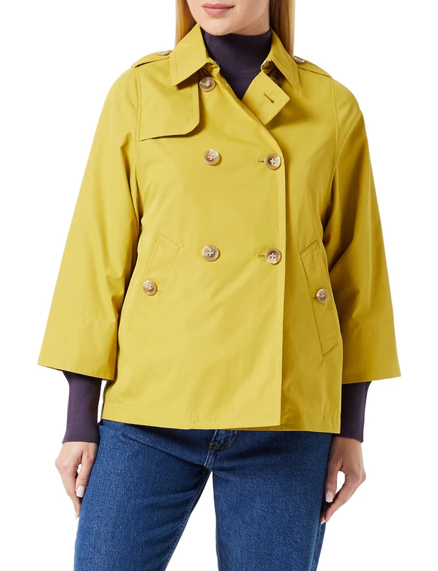 Geox Women's W Soleil Jacket, Antique Moss, 44, Antique Moss, 18 - Image 1
