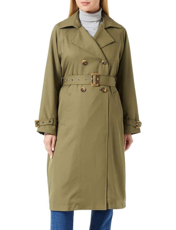 Geox Women's W TOPAZIO Jacket, Military Olive, 48, Military Olive, 22 - Image 1