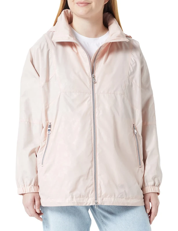 Geox Women's W Diantha Jacket, Peach Whip, 12