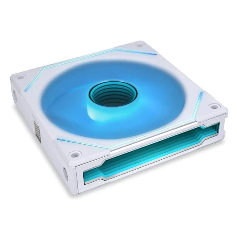 Lian Li UNI FAN SL-INF 120mm ARGB White PWM Fan with Infinity Mirror and 2nd-Gen Cooling Technology