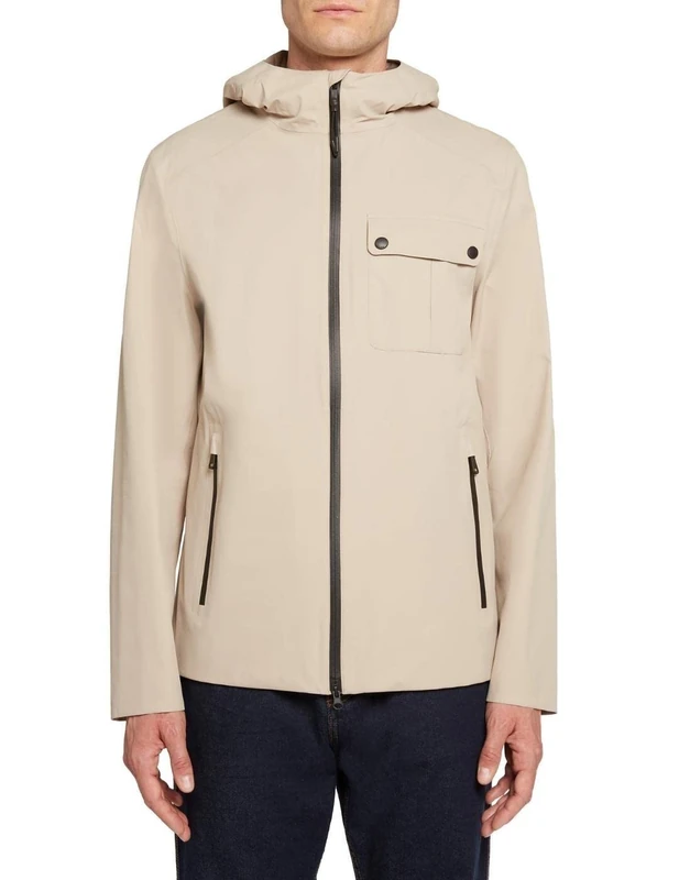 Geox Men's M Calgary Jacket, Humus, 54, Humus, 44