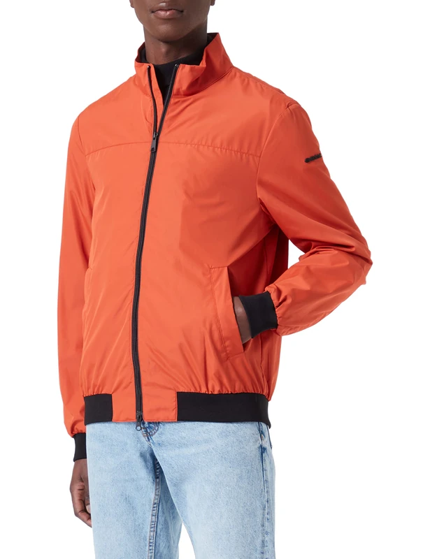Geox Men's M Jharrod Jacket, Potter's Clay, 38