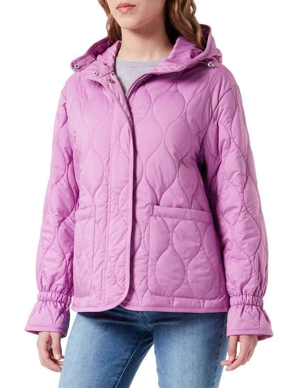 Geox Women's W Eraklia Jacket, African Violet, 10