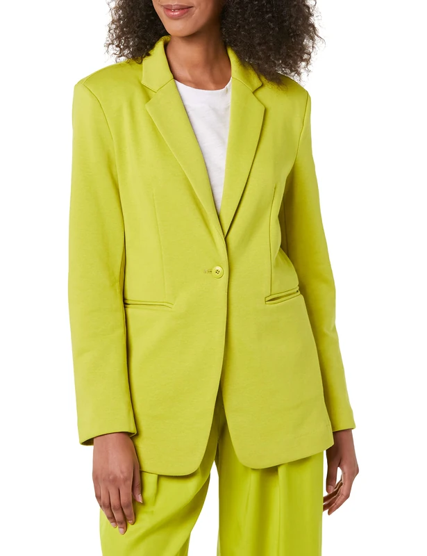 TEREA Women's Amora French Terry Blazer, Citronelle, M