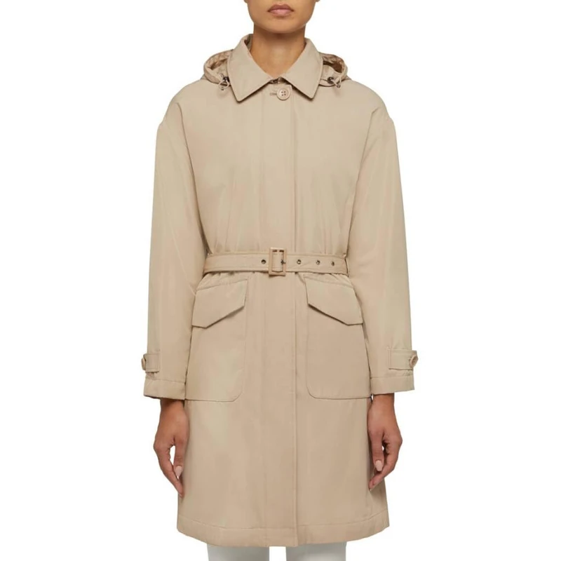 Geox Women's W Anyweco Jacket, Humus, 8