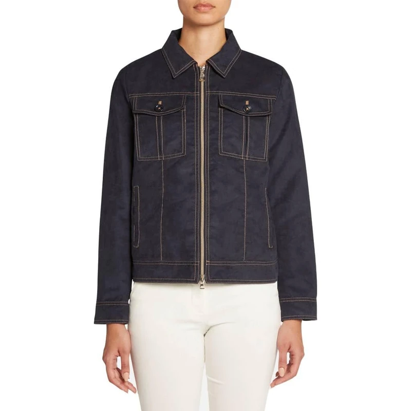 Geox Women's W Licena Jacket, Sky Captain, 8