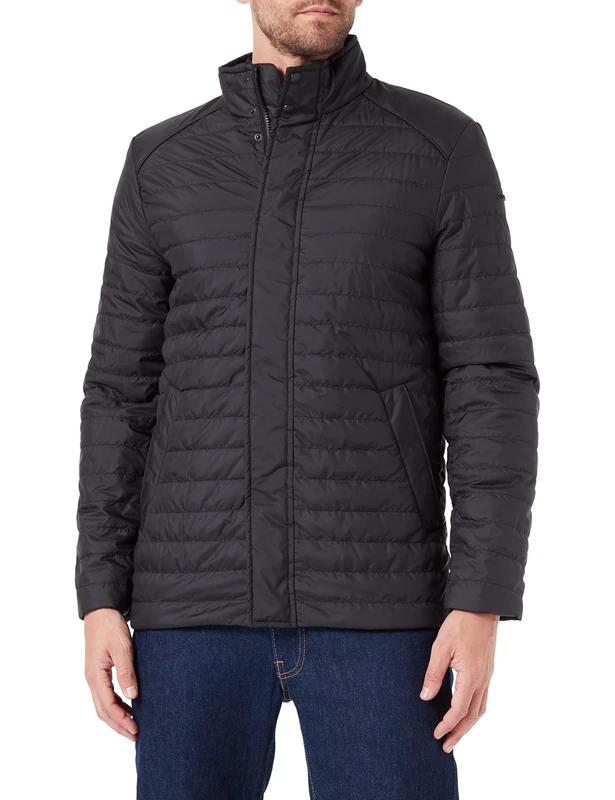 Geox Men's M Wilmer Jacket, Black, 44