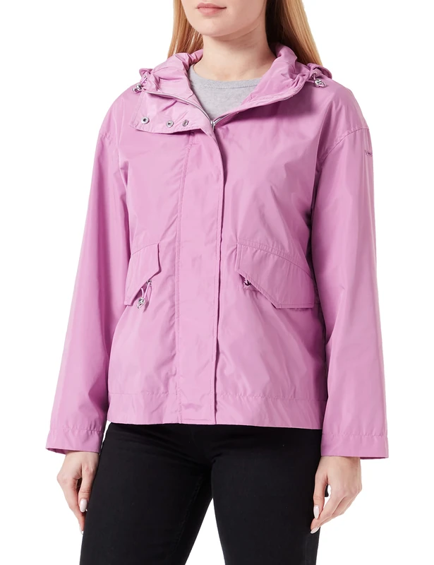 Geox Women's W Bulmya Jacket, African Violet, 8