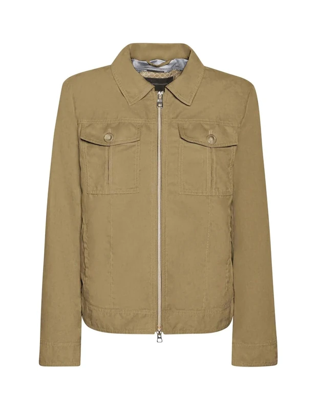 Geox Women's W LICENA Jacket, Toasted Coconut, 48, Toasted Coconut, 22