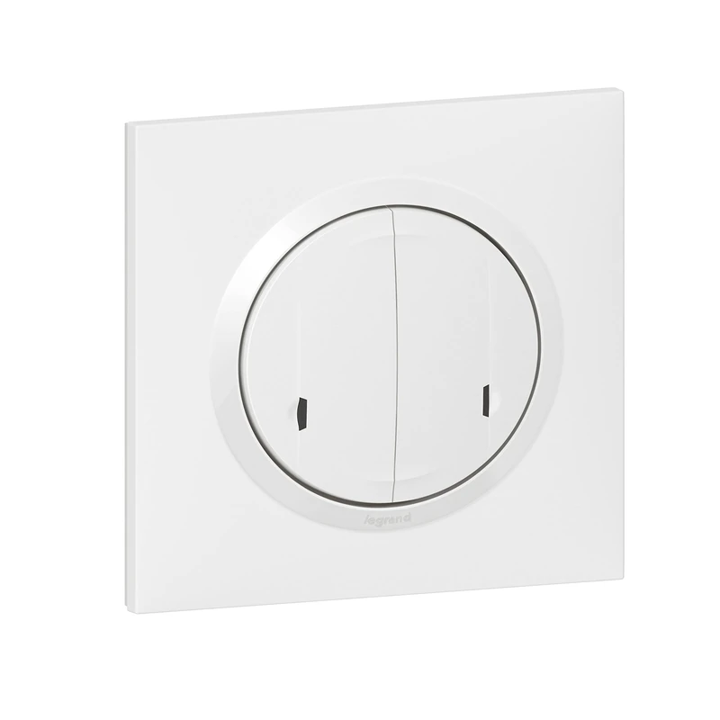 Legrand Dooxie with Netatmo Wireless Dual Switch for Smart Switch or Smart Socket - White