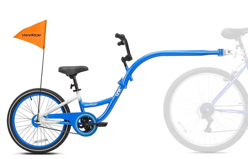 WeeRide Kazam Link Tagalong Children's Trailer Bike - Blue