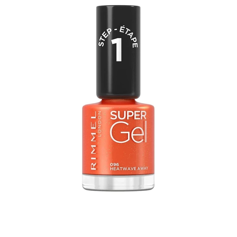 Rimmel London Super Gel Nail Polish, 96 Heatwave Away, 12ml