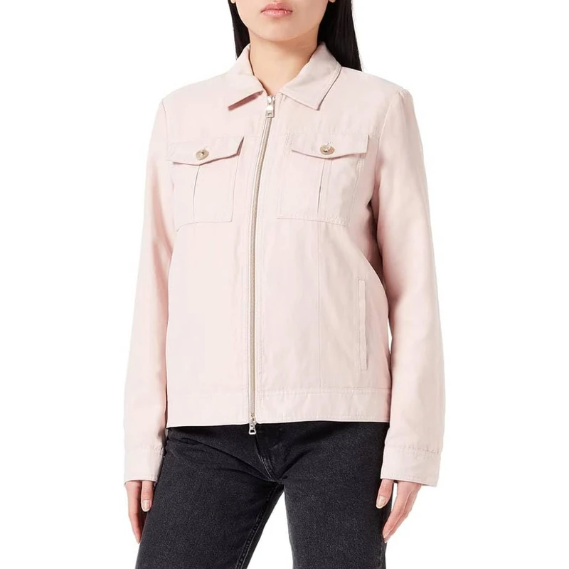 Geox Women's W Licena Jacket, Peach Whip, 6