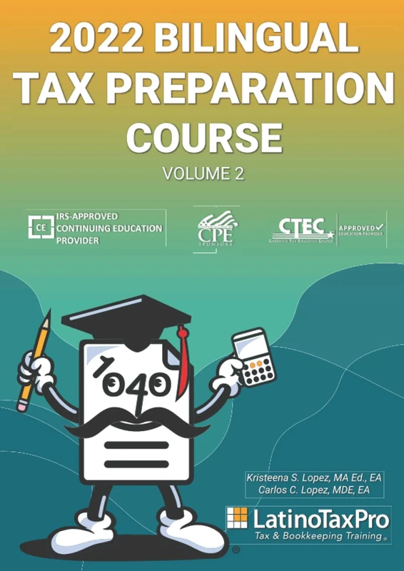 2022 Bilingual Tax Preparation Course: Volume 2
