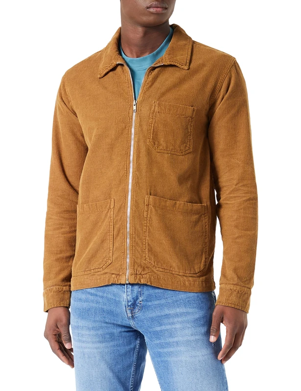 BY GARMENT MAKERS Sustainable; obviously! Matt The Corganic Fine Corduroy Jacket, Hazelnut, M
