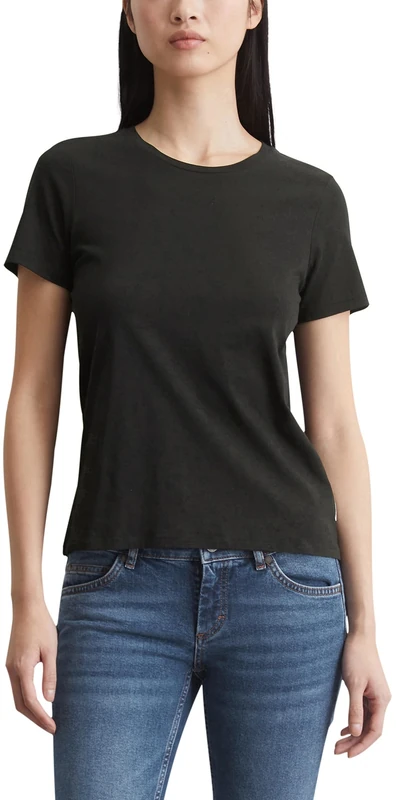 Marc OߴPolo Women's Regular Fit Organic Cotton T-Shirt, Black (Black), XL