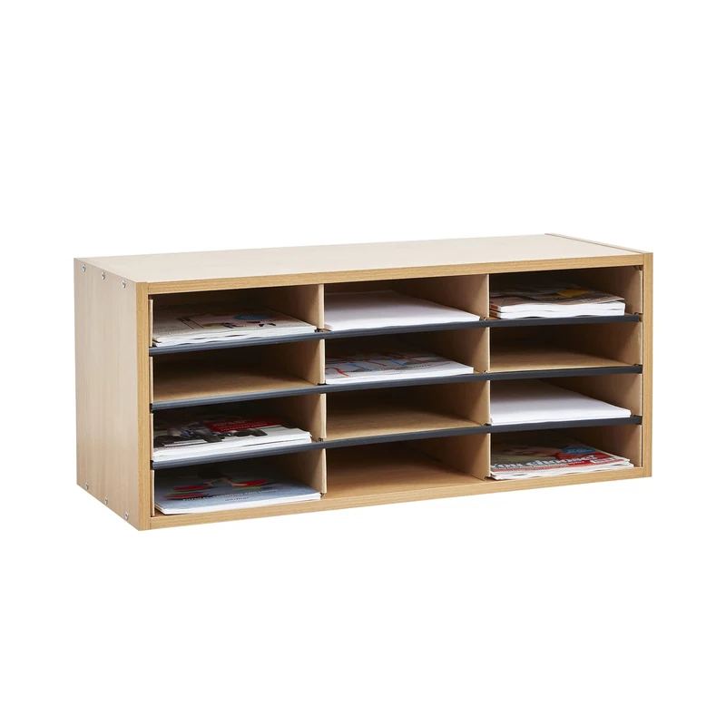 Liberty House Toys 12 Section Literature Organiser, Office Storage, File Organiser - Image 1