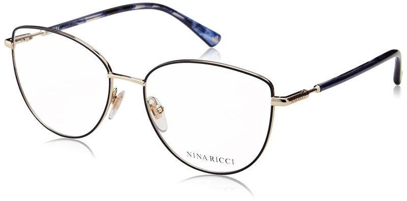 Nina Ricci VNR294 Glasses, SH.Light Gold W/Col.Parts, 54 for Women, Sh.light Gold W/Col.parts, UK 26