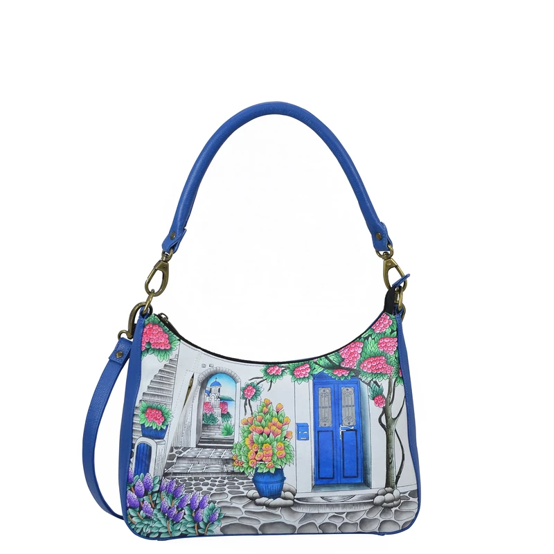 Anna by Anuschka Women's Large Top Zip Hobo, Magical Greece, One Size