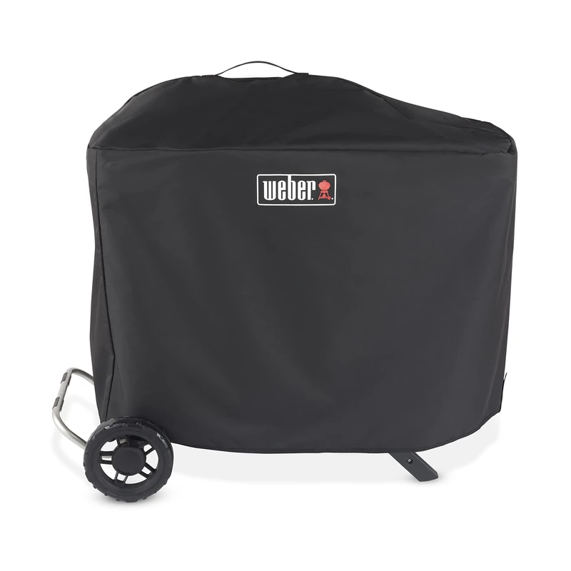 Weber Premium Grill Cover for Traveler Gas Grill – Breathable, UV & Water-Resistant, All-Weather Protection with Velcro Fastening – Black (7770)