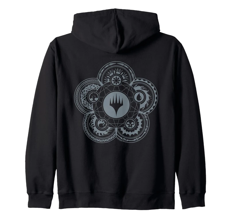 Magic: The Gathering Icon Hieroglyph Zip Hoodie - Image 1