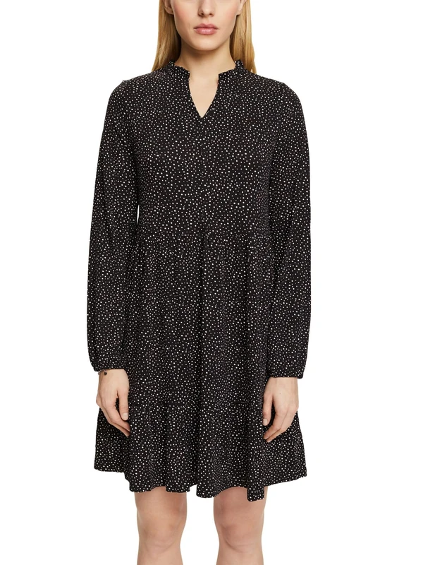 ESPRIT Women's Dress, 003/Black 3, S