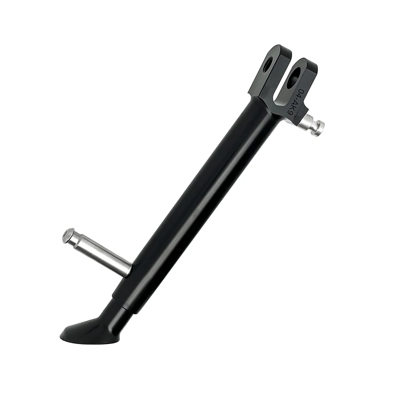 DeYeShiKi Black CNC Adjustable Kickstand Side Stand for Compatible With 2013-2020 Kawasaki ZX6R/RR