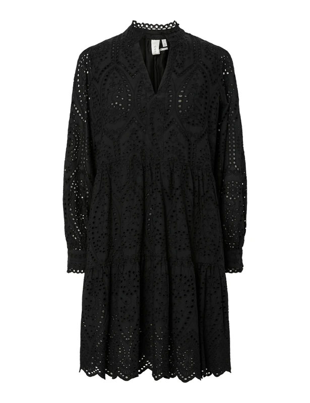 Y.A.S Women's YASHOLI LS Dress S. NOOS Shirt Dress, Black,