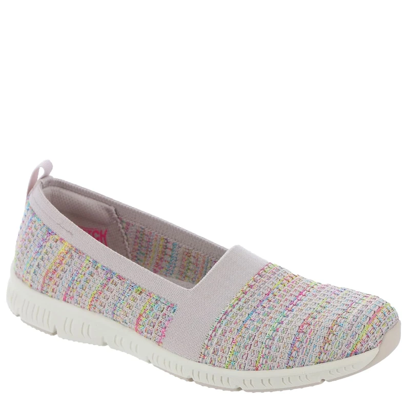 Skechers Womens Be Cool - Sherbet Skies Loafer Flat, Natural Multi, 7.5