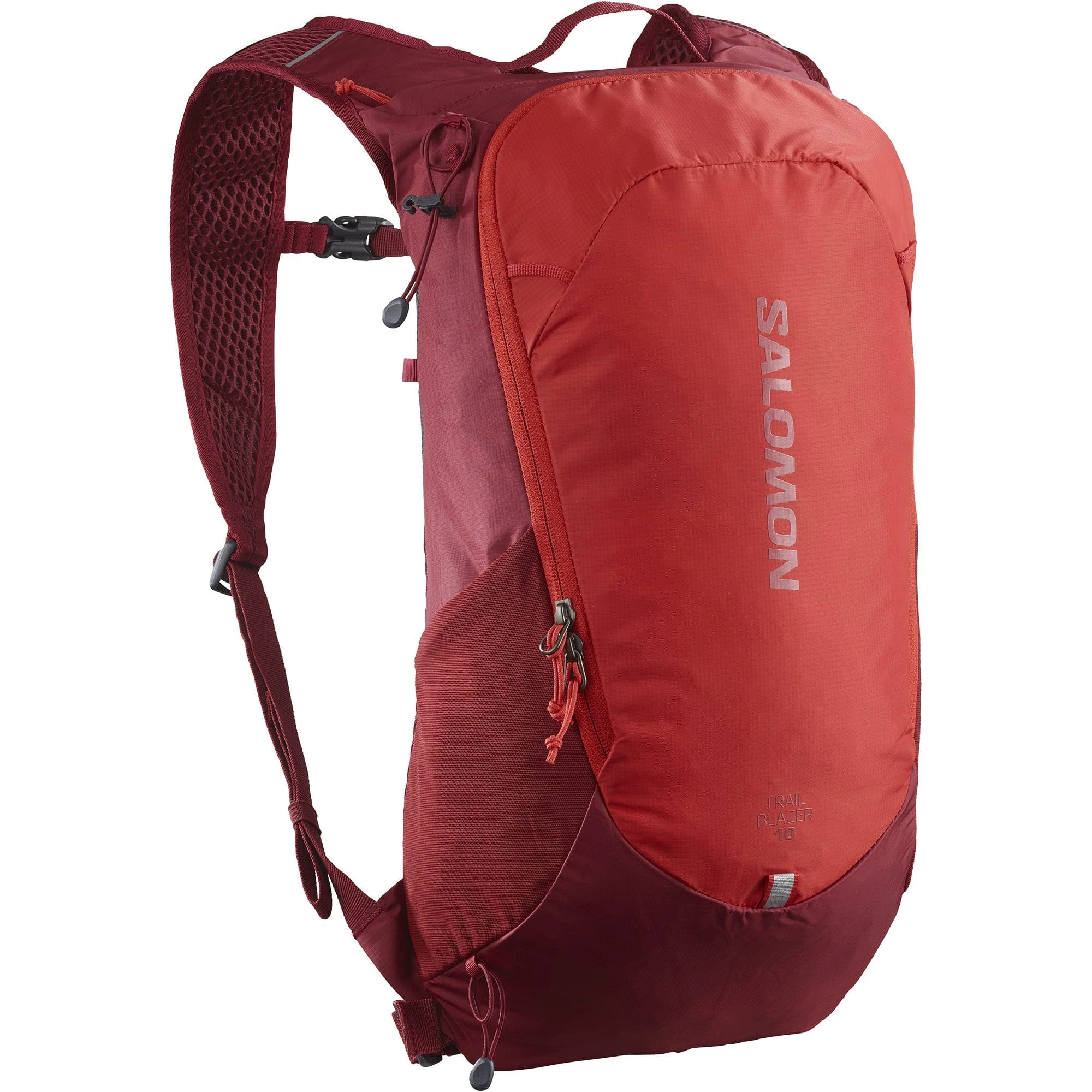Salomon Trailblazer 10 Unisex Hiking Backpack, 10L Versatility, Easy to Use, and Comfort and Lightweight, Red