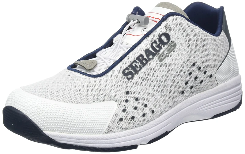 Sebago Cyphon Sea Sport, Boat Shoe for Men, White, 41.5 EU, White., 7.5 UK