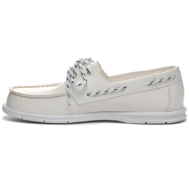 Sebago Women's Jackman Woman Boat Shoe, White, 6 UK