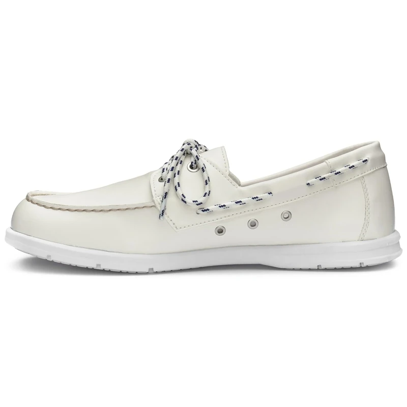 Sebago Jackman, Boat Shoe Men, White., 7.5 UK