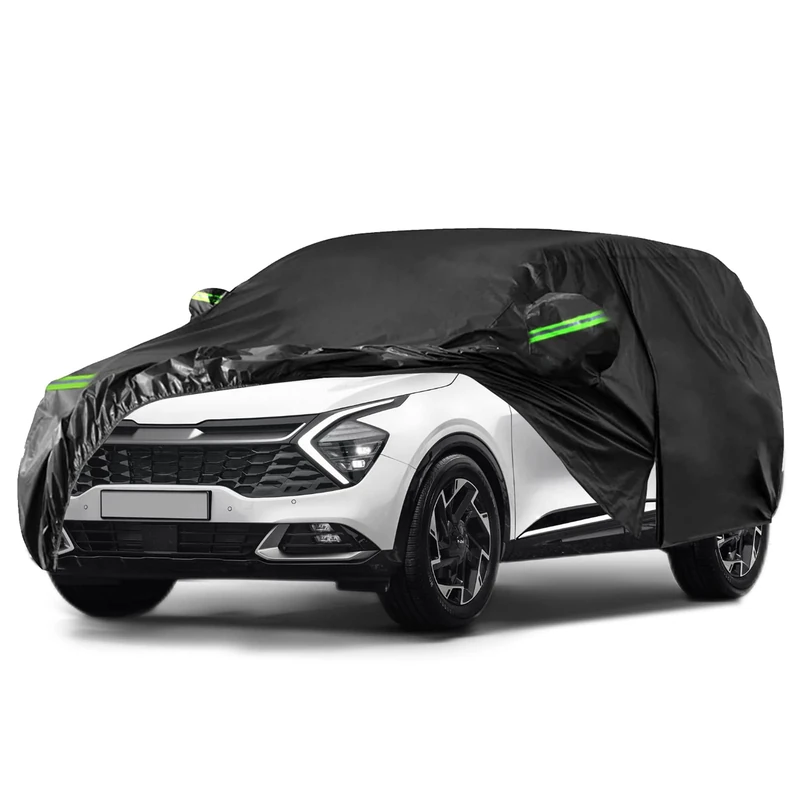 Car Covers Waterproof All Weather Replace for 2020-2024 Kia Sportage, 6 Layers 210T Custom-Fit Outdoor Full Car Covers with Zipper Door for Snow Rain Dust Hail Protection (Sportage)