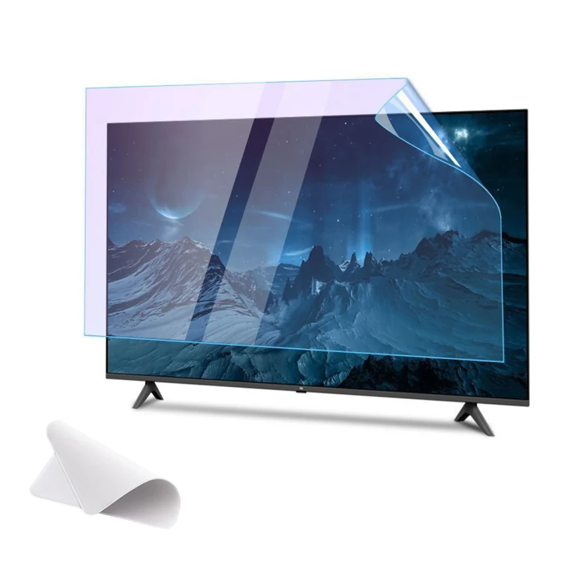 Anti Blue Light Screen Protector for 75-85 inch TV - Anti Glare Ultra-Clear Screen Filter with Wipes Cloth - Relieve Eye Strain, for LCD, LED, OLED & QLED 4K HDTV/A / 85inch 1902x1089mm