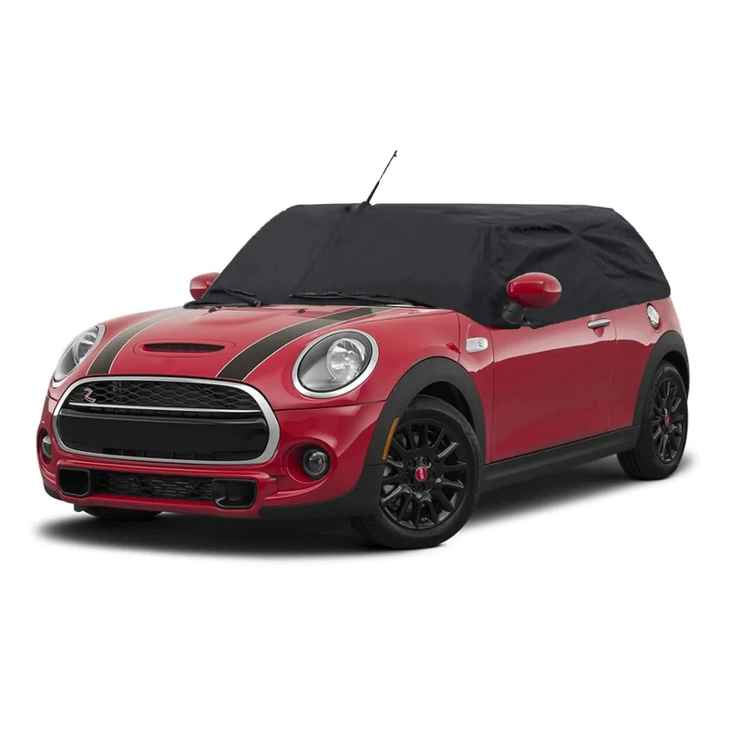 Half Car Cover Replace for BMW Mini Cooper Cabrio Convertible R52 R57 F57 2005-2023, 600D Custom-Fit Soft Top Roof Protector