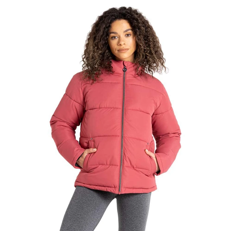 Dare 2b Luxuriate Womens Jacket Padded waterproof and breathable recycled fabric, detachable hood and 2 lower pockets - Image 1