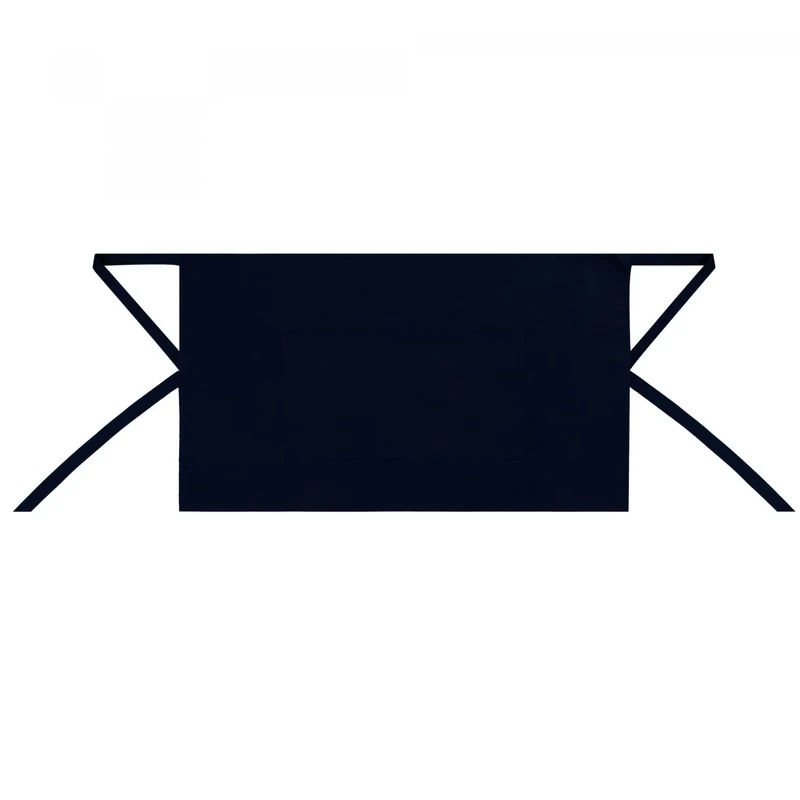 MISEMIYA - PACK OF 10 UNITS - SHORT APRON WITH POCKET 40mmx70mm KITCHEN FRONT Ref.860, navy