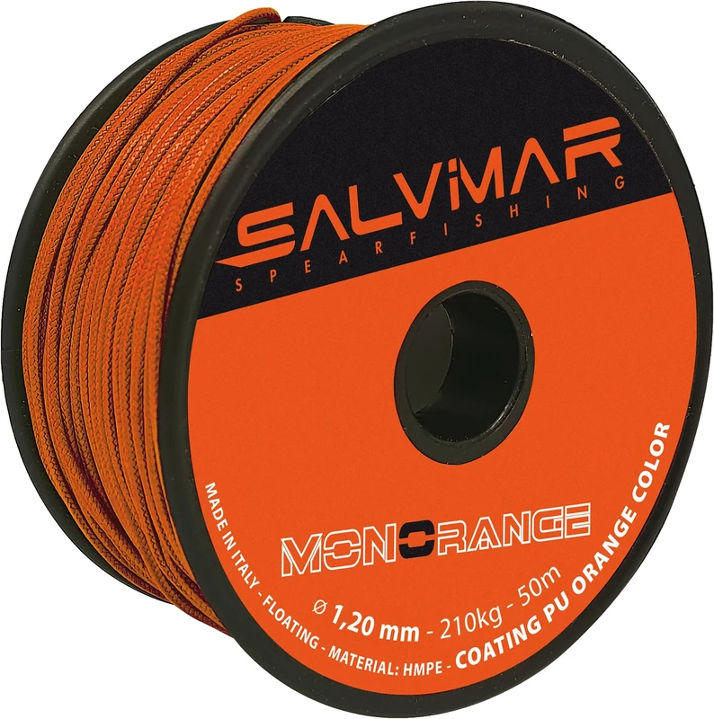 Salvimar Mono Unisex Adult Cutout, Acid Green, Diameter 1.2 mm x 50 m