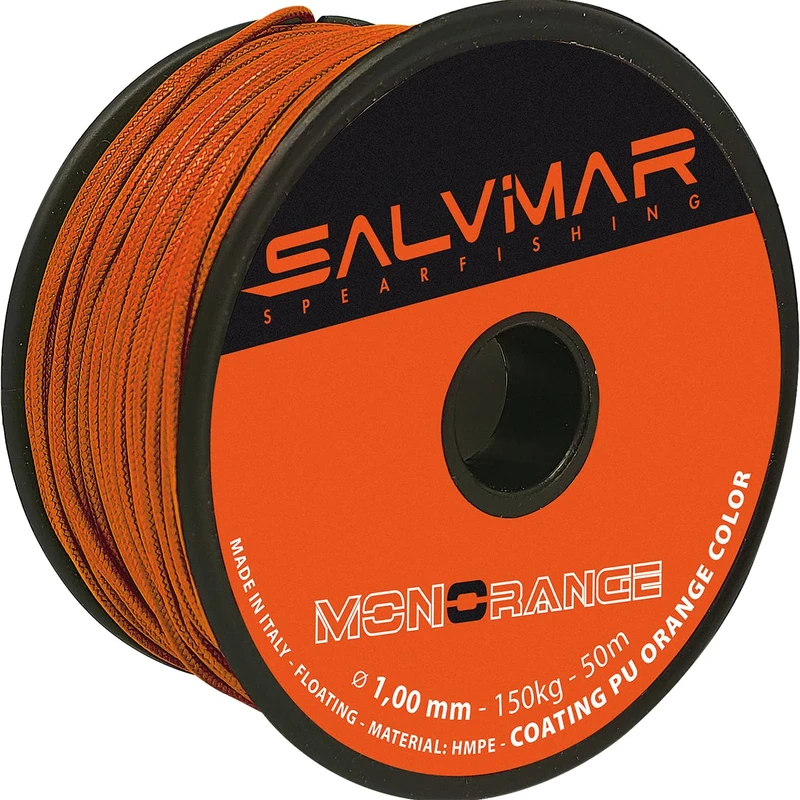 Salvimar Mono, Unisex Adult Silhouette, Orange, Diameter 1.5 mm x 50 m