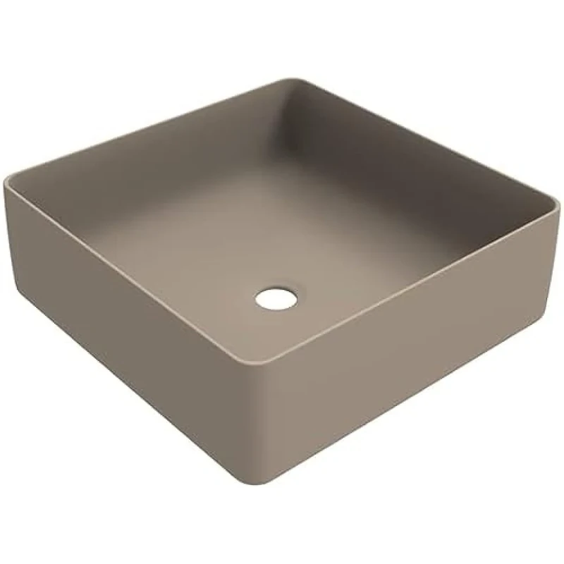 Ceramic countertop washbasin, Without Overflow