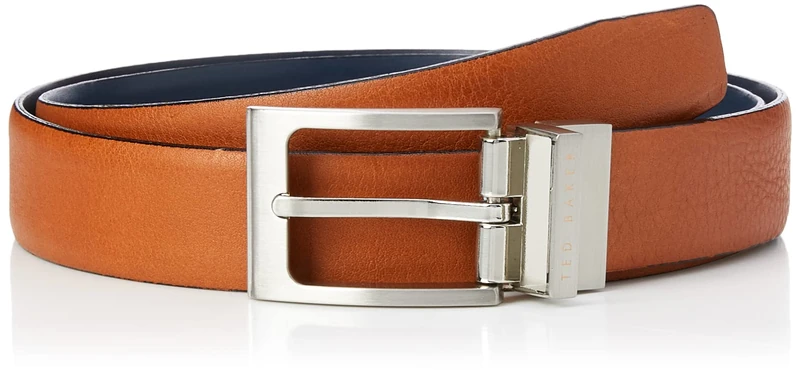 Ted Baker Unisex Revers Leather Belt Tan 42W