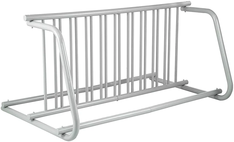 VEVOR 10 Holders Floor Bike Rack, 1.5m Length All-Steel Grid Bike Rack, 10-Bike Capacity Dual-Side Storage Stand for Garages Streets Yards Bike Events