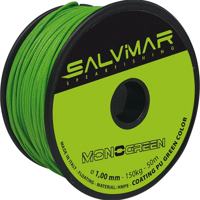 Salvimar Mono Unisex Adult Cutout, Acid Green, Diameter 1.8 mm x 100 m