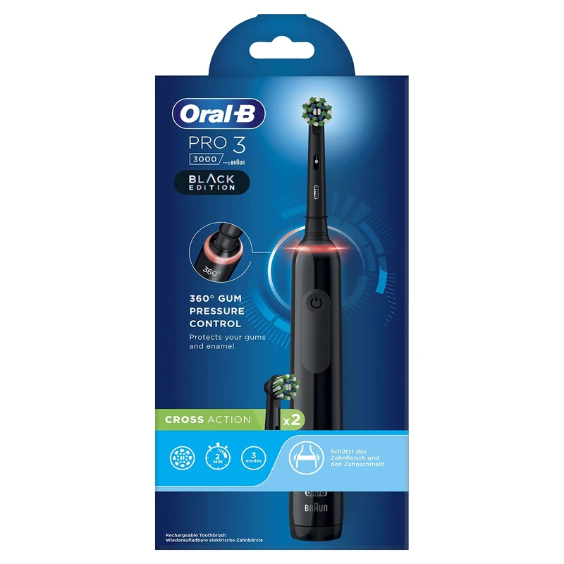 Oral-B Pro 3 3000 Electric Toothbrush - 3 Cleaning Modes