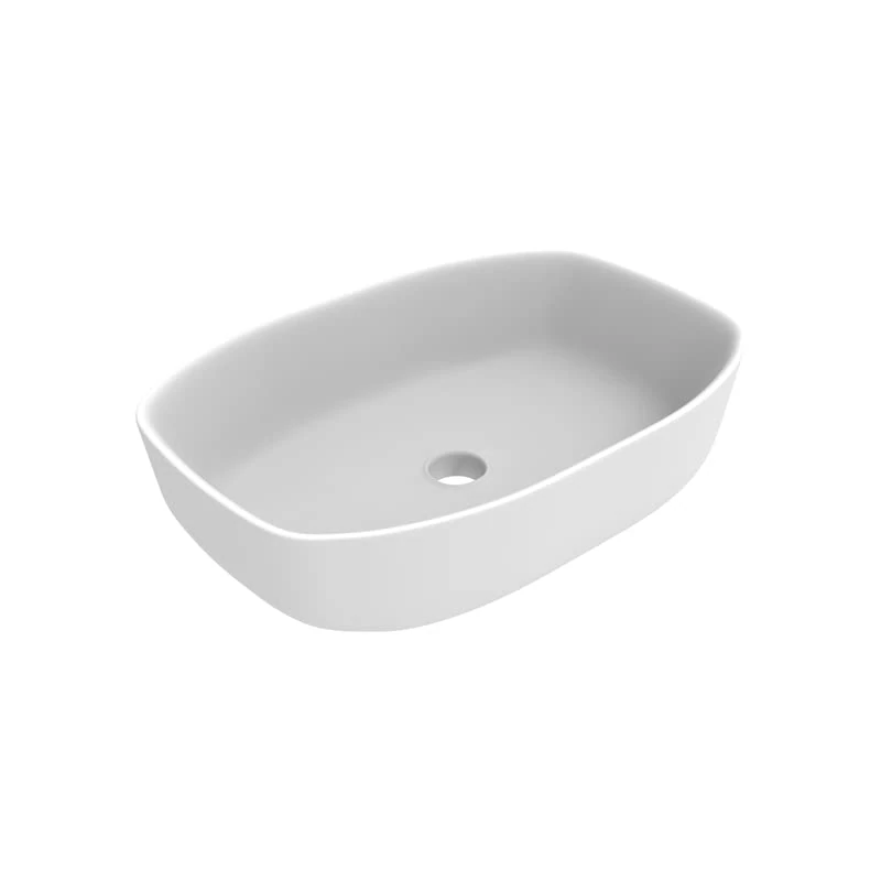 Ceramic countertop washbasin, Without Overflow