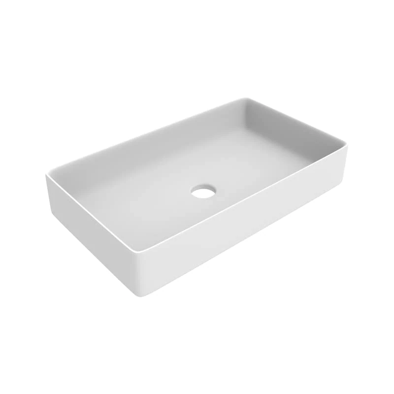 Ceramic countertop washbasin, Without Overflow