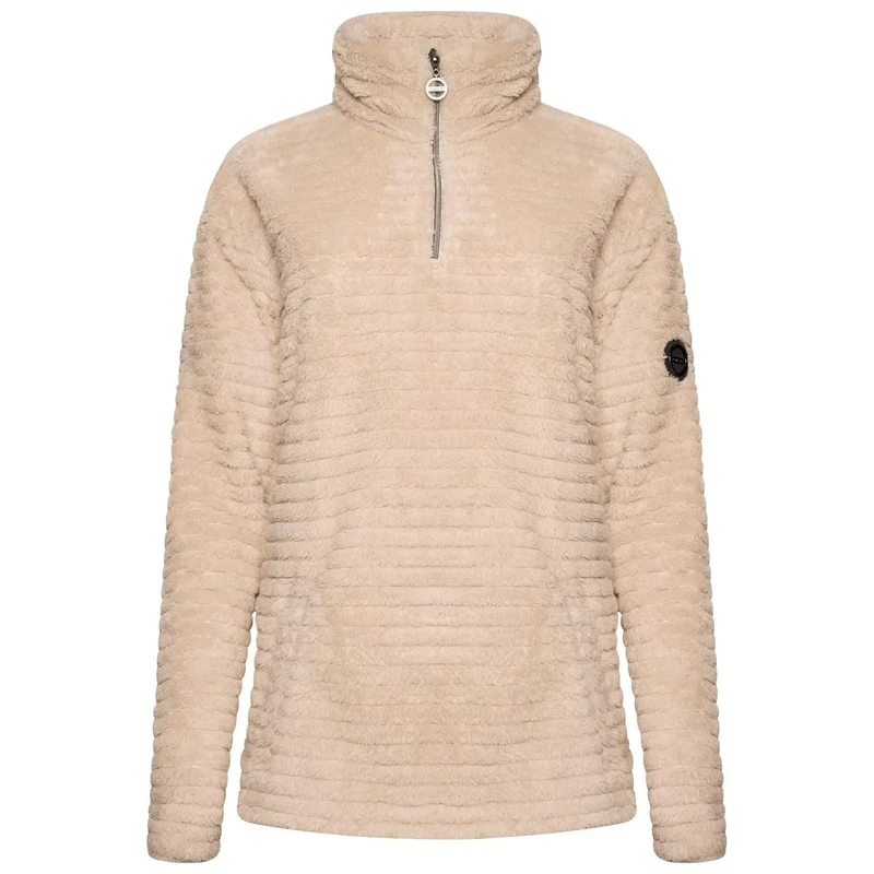 Dare2b Women's Lush Fleece Sweater, Barley White, 6