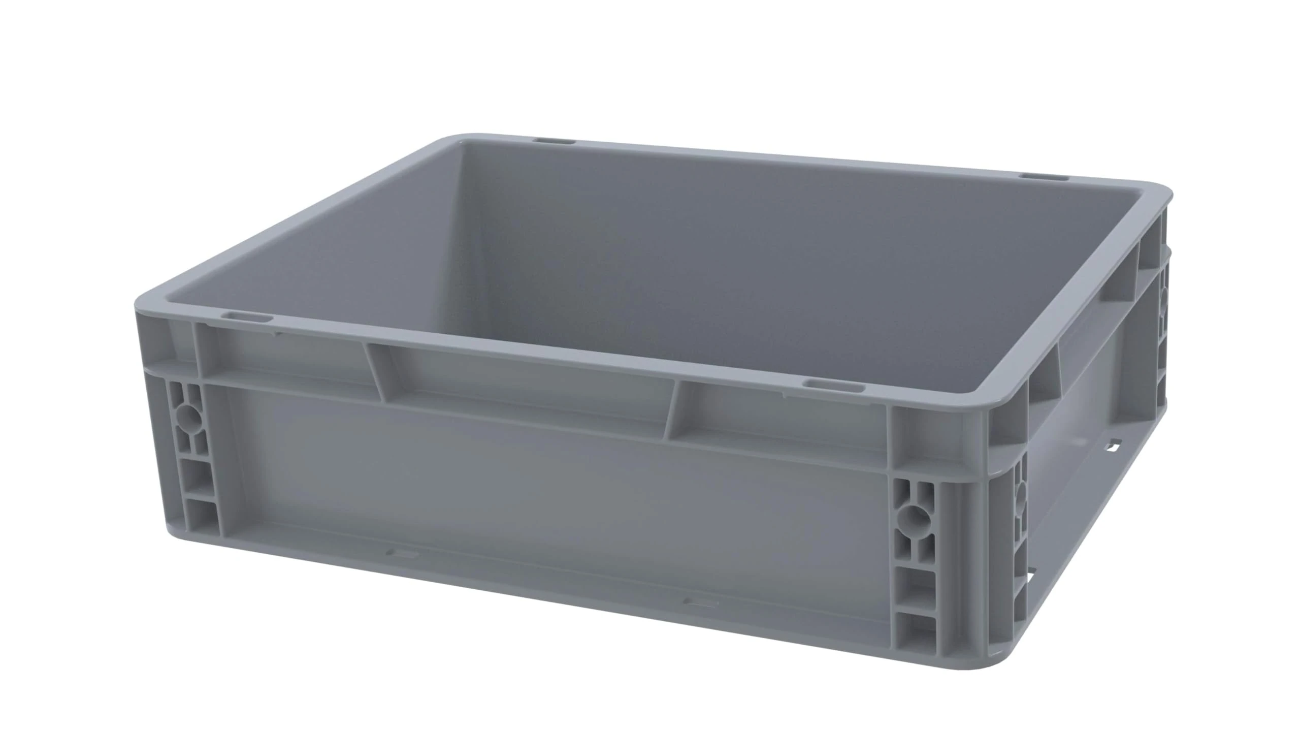 Recycled Plastic ECO Euro Plastic Stacking Industrial Storage Containers Boxes Crates! (10 Litre - 40 x 30 x 12cm)